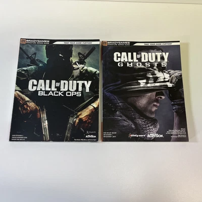 2 x Call Of Duty Brady Games Strategy Guide Books Black ops, Ghosts Paperback - Image 1 of 4