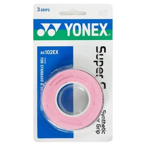YONEX Overgrip Super GRAP Pack of 3 One Size Pink - Picture 1 of 2
