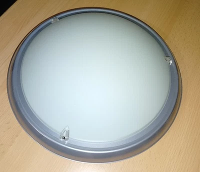 Livorno Deckenlampe mit Milchglas, rund ca. 30 cm Durchmesser - Bild 1 von 4