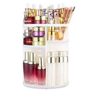 Rotating Makeup Organizer,DIY Adjustable Spinning Holder,Foldable Cosmetic St... - Picture 1 of 7