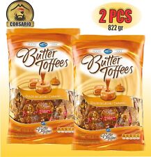 2 PACK - Arcor Butter Toffees Dulce de Leche Candies, 822 g