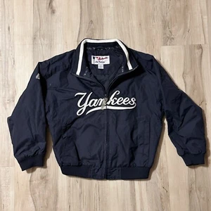 Giacca a vento vintage giovanile New York Yankees Majestic taglia 7 full zip - Foto 1 di 4