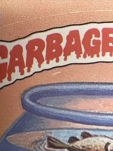 1987 Garbage Pail Kids 9th Series 349b Barnacle Bill - White Dash ERROR - Picture 1 of 3