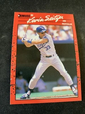 1990 Donruss Baseball Card #85kevin Seitzer  Oakland Athletics NmMt Free Ship! - Image 1 of 2