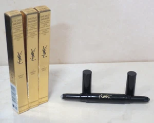 3 YSL EYE DUO SMOKER CREAM EYE SHADOW DUO - 1 SMOKY GREY - 2x 0.03OZ - Picture 1 of 6