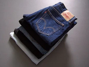 Pantalones de mezclilla vintage Levis 505 pierna recta - Imagen 1 de 29