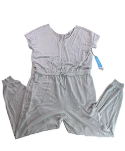 Draper James RSVP Cream Fleece Romper Jogger Women’s XL NWT-12313 - Picture 1 of 6