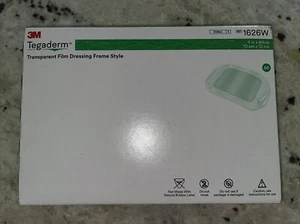 3M 1626W Tegaderm Transparent Dressings 4" X 4 3/4" - 50each Expires 2027+ - Picture 1 of 2