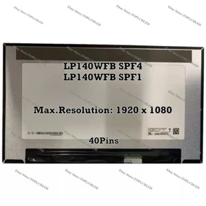 LP140WFB SPF4 LP140WFB SPF1 LP140WFB-SPF1 40Pin Berühren LCD Bildschirm Panel - Afbeelding 1 van 1