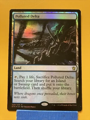 POLLUTED DELTA - FOIL - MTG - Magic: The Gathering - FOIL - Polluted Delta - KTK - Image 1 of 4