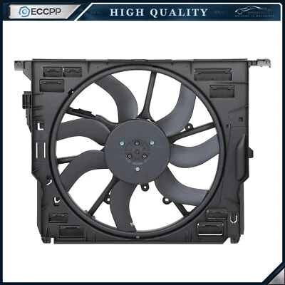 Electric Radiator Cooling Fan Assembly For BMW 528I 2009-2011 BMW 530I 2009-2013 Foto 1 de 4