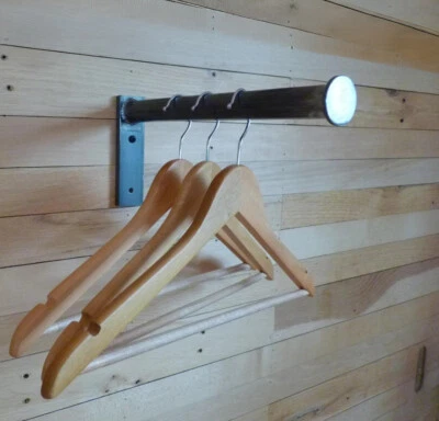 Heavy-Duty Metal Wall Mounted Coat Hooks – Stylish & Space-Saving Foto 1 de 4