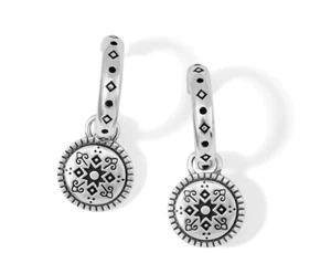 Brighton Mosaic Post Hoop Earrings STYLE JA9000 SLV MSRP $48 NWT - Picture 1 of 1