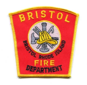 Bristol Fire Department Patch Rhode Island RI - Picture 1 of 1