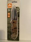 Ozark Trail Mossy Oak Folding Pocket Knife Stainless Steel Pocket Clip