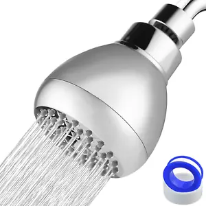 High Pressure Shower Head - Powerful Bathroom Pressure Boosting Showerhead - Picture 1 of 12