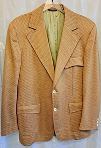 Men's Sport Jacket Coat Sz 42L Unbranded Print Fabric Content Presumed Polyblend - Picture 1 of 6