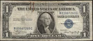 Vereinigte Staaten - Banknote Von 1 Dollar Silber Certificate Blue Seal 1935 Set - Bild 1 von 2