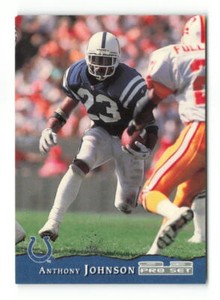 1993 Pro Set Anthony Johnson #193   Indianapolis Colts