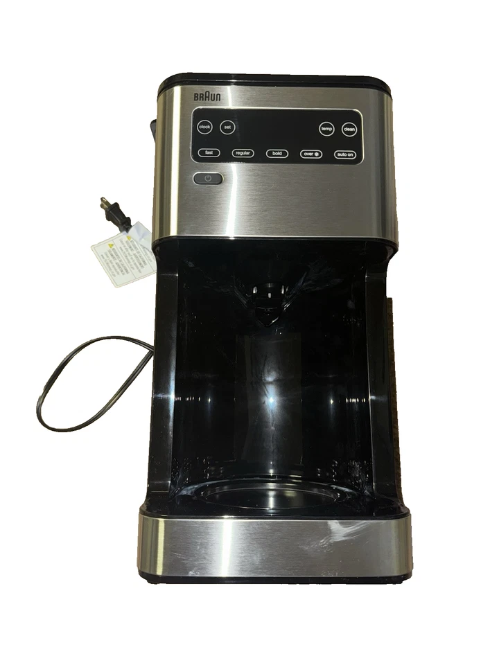 Cafetera programable Braun KF5650BK PureFlavor 14 tazas negra y SS (sin olla) Foto 1 de 3