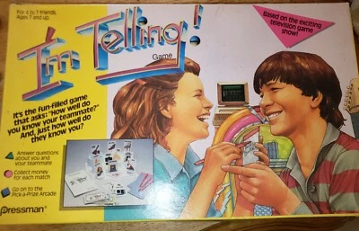 I'm Telling! Game VTG 1987 T.V. SHOW GAME Board Game - Image 1 of 4