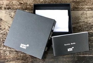Caja MONTBLANC para bloc de notas con garantía/folleto de garantía Mont Blanc/ - Imagen 1 de 12