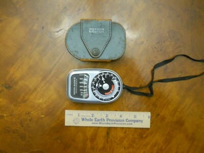 ИЗМЕРИТЕЛЬ СВЕТА И ЧЕХОЛ WESTON MASTER III (Б/У, ПРЕДЛАГАЮТСЯ НА ЗАПЧАСТИ ИЛИ РЕМОНТ) - Изображение 1 из 4