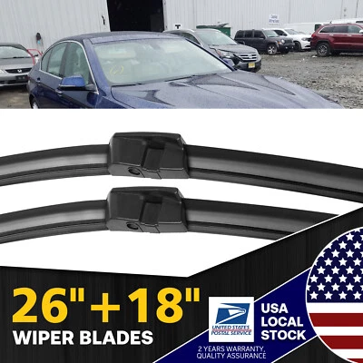 Limpiaparabrisas delantero ventana para BMW 528i 535d 535i 550i GT xDrive 2 piezas Foto 1 de 4