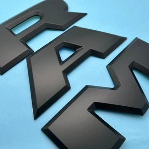 Rear Tailgate Emblems For 2015-2020 Ram 1500 2500 3500 Letters Badge Matte Black - Picture 1 of 6