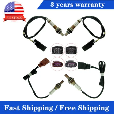 Датчик кислорода верхний + нижний для 2005 2006 2007 2008 2009 Audi A4 A6 3,2 л V6 4 шт.  - Изображение 1 из 4