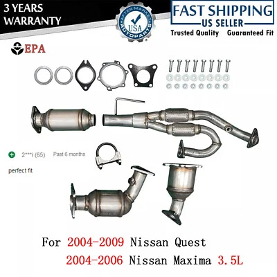 Juego de los tres catalíticos para Nissan Quest 2004-2009|Nissan Máxima 2004-2006 3,5 L Foto 1 de 4