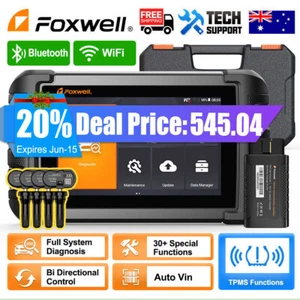 FOXWELL NT809TS Car Bidirectional Scanner OBD2 All System Check TPMS Programming - Picture 1 of 19