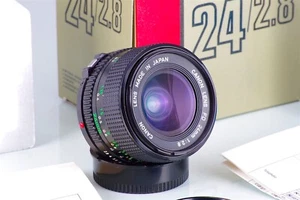 CLASSIC LENS CANON SUPER WIDE FD 2.8/24 24mm FD MOUNT TESTED NEW OLD STOCK - Imagen 1 de 6