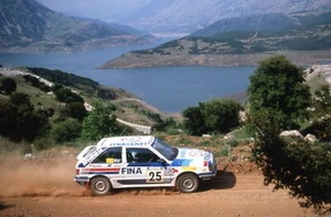 RALLY SLIDE MAZDA 323 G DE MEVIUS 1989 35MM FOTOGRAFIA ACROPOLI GRECIA GRUPPO N - Foto 1 di 2