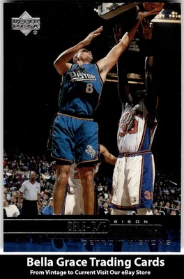 1999-00 Upper Deck Bison Dele #37 Detroit Pistons NBA Basketball - Image 1 of 2