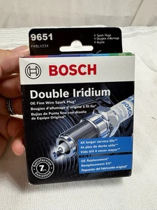 4 X BOSCH OE Fine Wire Iridium Power Performance Spark Plugs # 9651 - Picture 1 of 6
