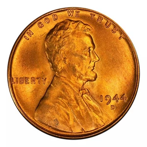 1944-D Lincoln Wheat Cent PCGS MS-67 RD - Picture 1 of 4