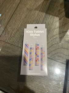 Kids Tablet Stylus, Universal, 4 Pack, Gray, Ages 6+, NIB - Picture 1 of 2