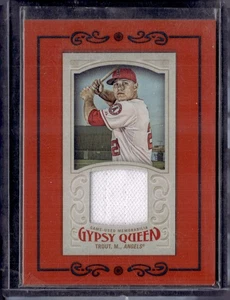 2016 Topps Gypsy Queen - Mini Relics Mike Trout #GMR-MTR (MEM) - Picture 1 of 2