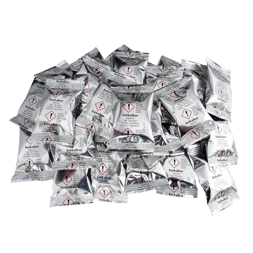 AQUINTOS WASSERAUFBEREITUNG Entkalkungstabletten passend f. Miele Dampfgarer Kaffeevollautomaten 20Stk 15g