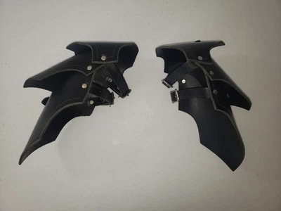 Dragon Slayer руки кронштейны кожаный доспехи - черный, костюм косплей LARP - Изображение 1 из 4