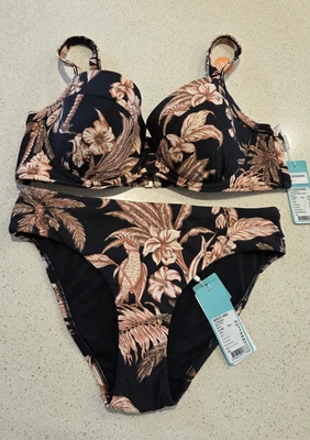 Seafolly Castaway Bikini Set - Size AU-12DD    RRP $180 - Image 1 of 4