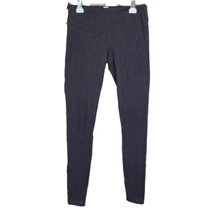 IVIVVA by lululemon Girls Leggings Gray White Chevron Pattern Size 14 Knit Warm - Picture 1 of 13