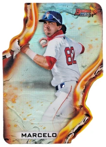 2021 Bowman's Best Marcelo Mayer Heatwave Die Cut #HW-6 Boston Red Sox Prospect - Picture 1 of 2