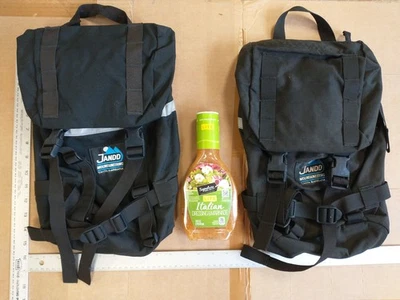 2 Vintag Jandd Mountaineering Panniers / Bicycle Saddle Bags Cool Smaller Size - Image 1 of 4
