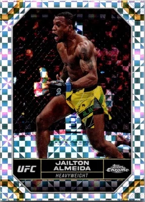 2024 Topps Chrome UFC #86 Jailton Almeida X-Fractor - Image 1 of 2
