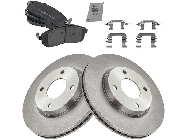 Kit de pastillas de freno delanteras y rotor para Nissan Cube 2009-2014 2010 2012 2011 CH174HM Foto 1 de 1