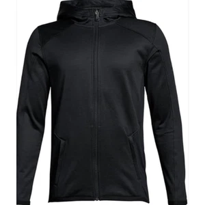 Under Armour Boys Reactor Full Zip Sweatshirt Black Youth Medium - Picture 1 of 4