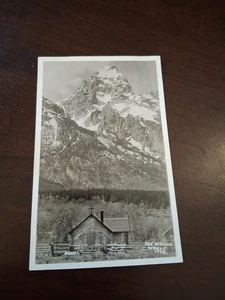 DIE MISSION, ELCH WY, ECHTFOTO POSTKARTE, NOS - Bild 1 von 11