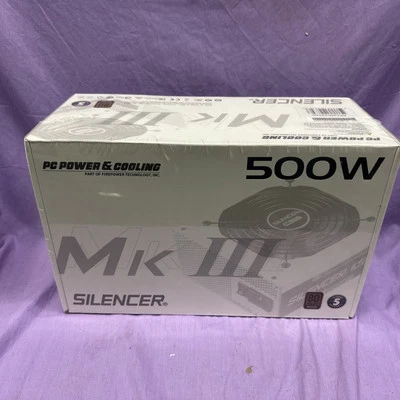 PC Power & Cooling Silencer MK III 500W Modular Power Supply PPCMK3S500 NIB - Image 1 of 4